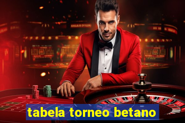 tabela torneo betano